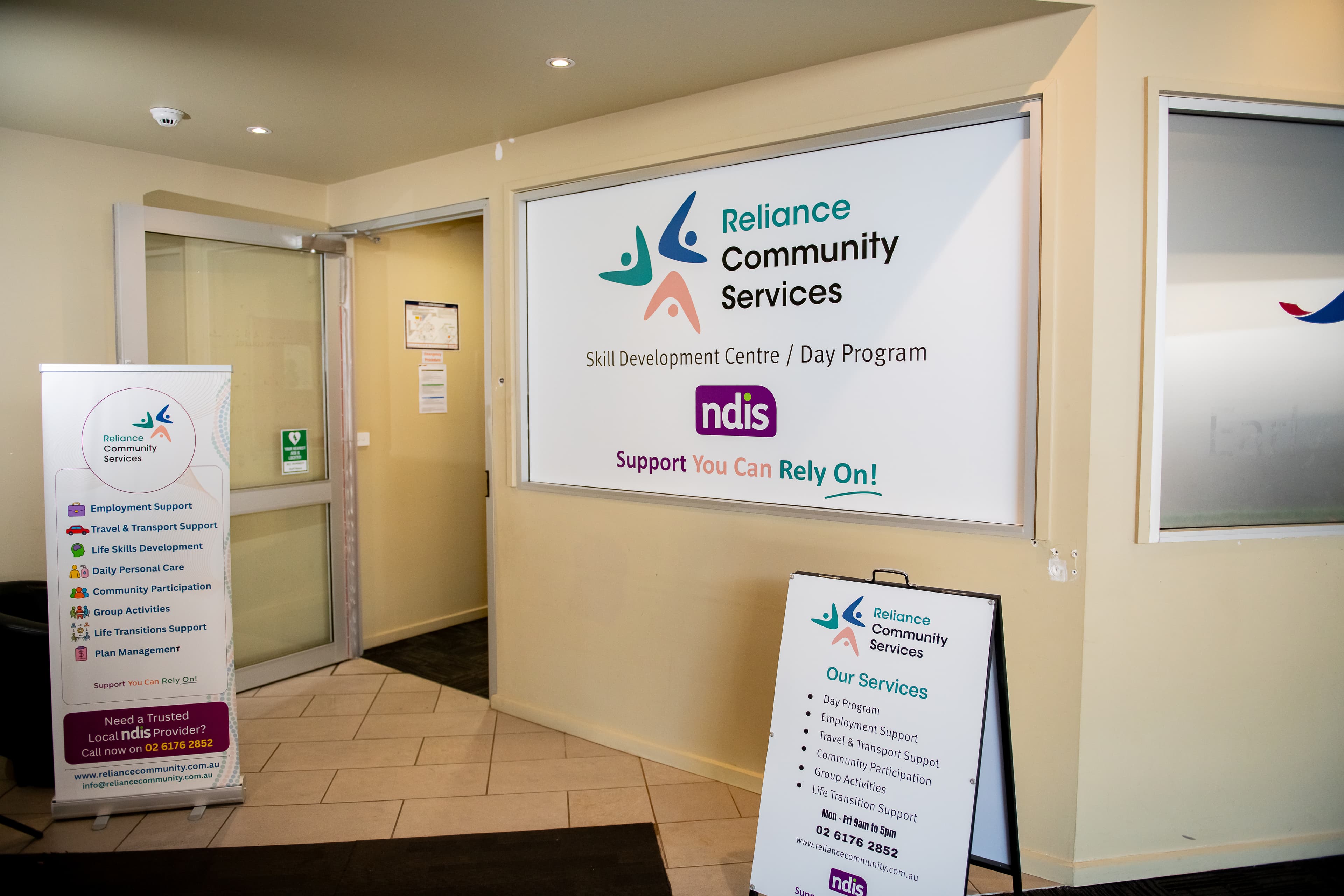 Reliance Skills Development Centre, a modern day program facility in Charnwood ACT